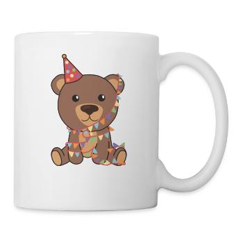 Bear for birthday for children a birthday bear - Mug - white - Right