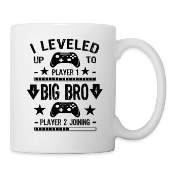 Promoted to Big Brother Gamer I'm Going To Be - Tasse - Weiß - Rechts