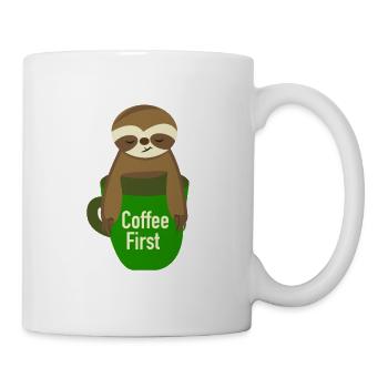 Sloth - Tasse - Weiß - Rechts