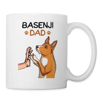 Basenji Dogs Papa Master - Mug - white - Right
