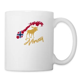 Norway Norwegen - Tasse - Weiß - Rechts