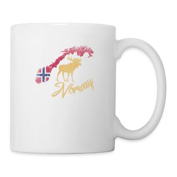 Norway Norwegen - Tasse - Weiß - Rechts