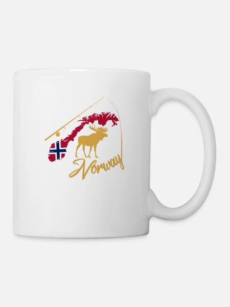 Norway Norwegen - Tasse - Weiß