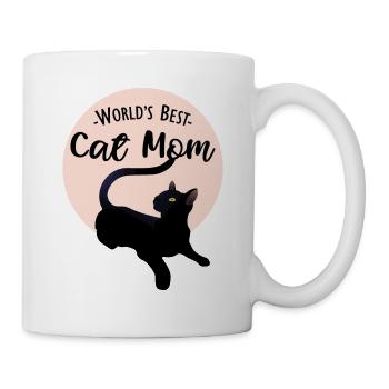 meilleur chat maman tee-shirt, chat maman tshirt, chat maman - Mug blanc - blanc - Droite