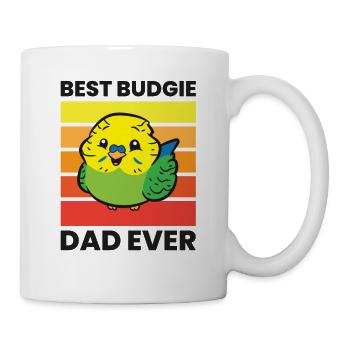 Budgerigar owner Dad Bester - Mug - white - Right