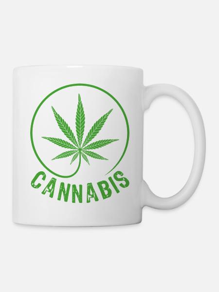 Cannabis - Tasse - Weiß
