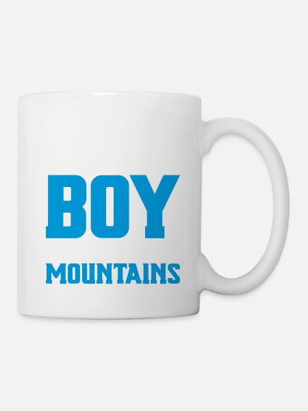 boy berge - Tasse - Weiß