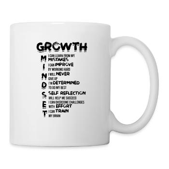 Growth Mindset Classroom Brain Motivation - - Mug - white - Right