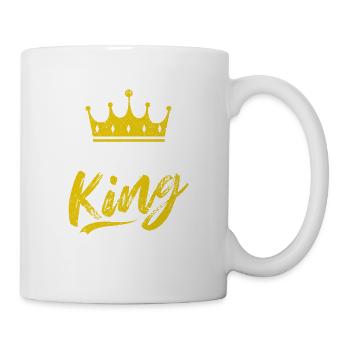 Darts King Dart Crown Spieler Fan Champion - Tasse - Weiß - Rechts