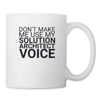 "Solution Architect Voice | Solution Architecture" - Tasse - Weiß - Rechts