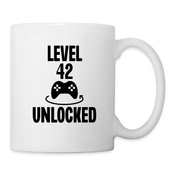 Level 42 Unlocked - Mug - white - Right