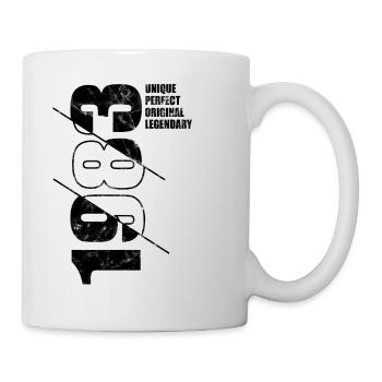 Legendär Original - Jahrgang 1983 Geburtstag - Tasse - Weiß - Rechts