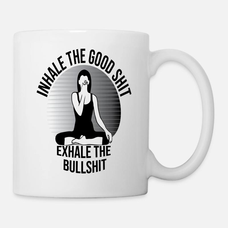 Yoga - Tasse - Weiß