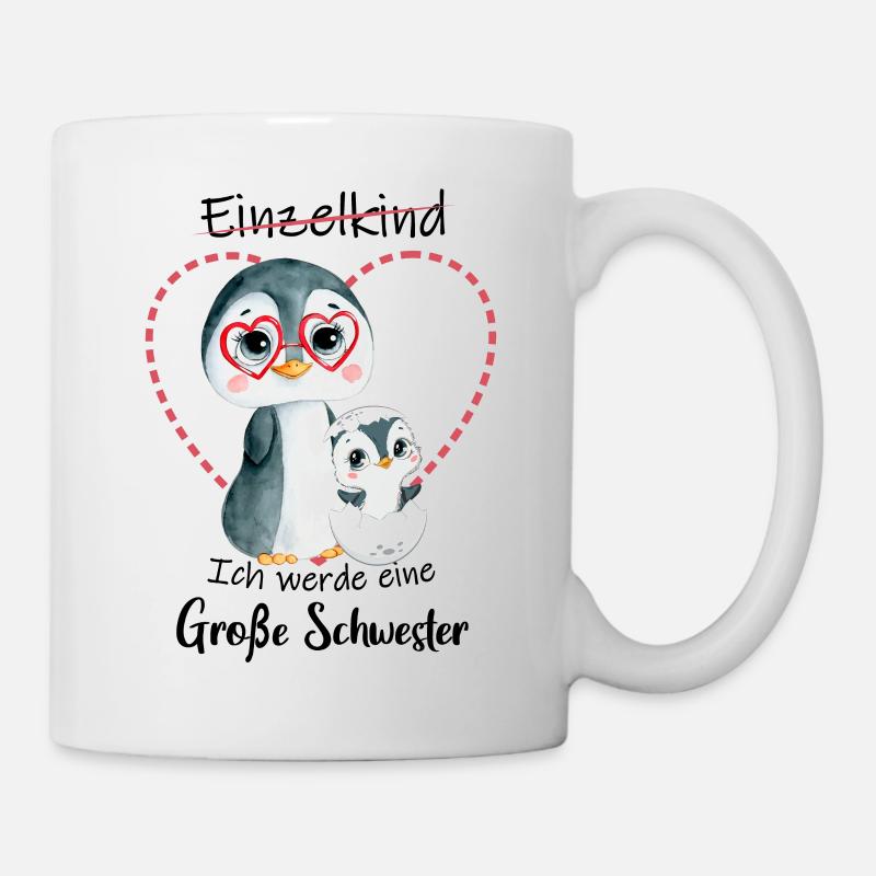 Ich Werde Eine Große Schwester 2023 - Tasse - Weiß