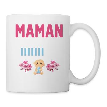 Maman En 2024 - Mug blanc - blanc - Droite