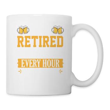 I'M A RETIRED ARCHIVIST EVERY HOUR IS A HAPPY HOUR - Mug - white - Right