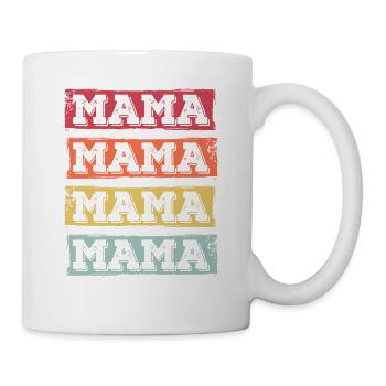 Mama Mama Mama Mama | Fun Mother's Day Design - Mug - white - Right