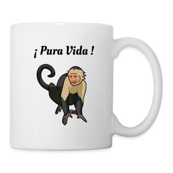 Pura Vida - Monkey - Mug - white - Right