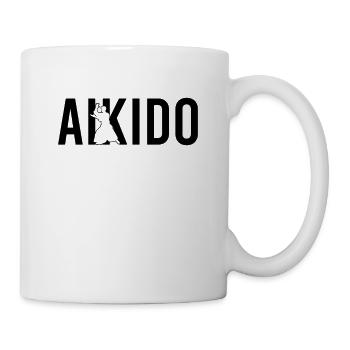 Aikido - Tasse - Weiß - Rechts