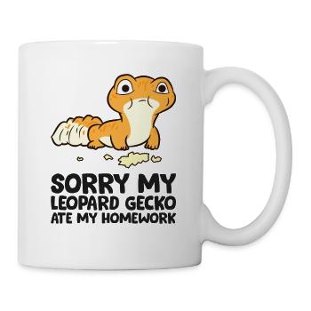 Leopard Gecko School Mon Leopard Gecko a mon - Mug blanc - blanc - Droite
