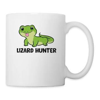 Lizard Hunter Reptile Geckos Lizard - Mug - white - Right