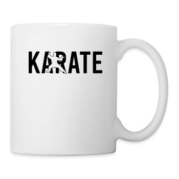 Karate - Tasse - Weiß - Rechts
