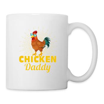 Chicken Daddy Hen Father Farming Rooster - Mug - white - Right