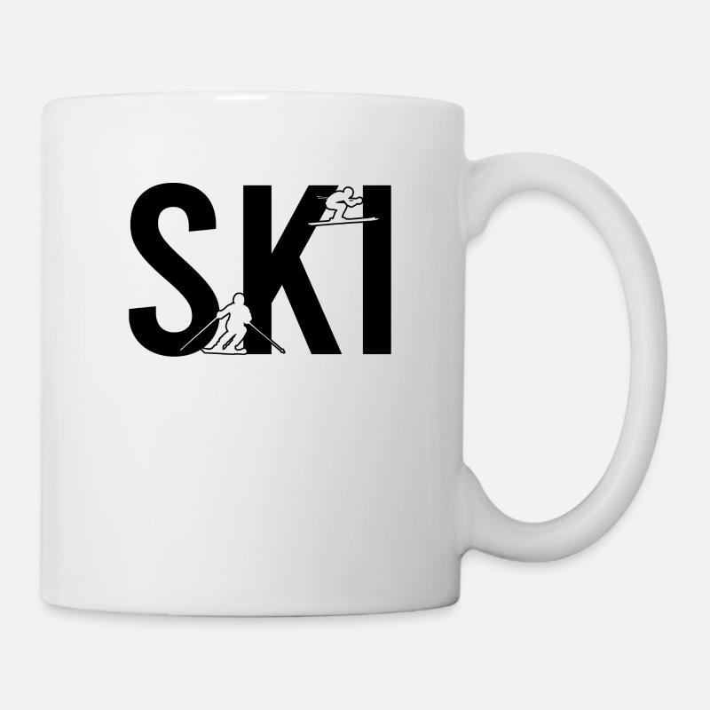 Ski - Tasse - Weiß