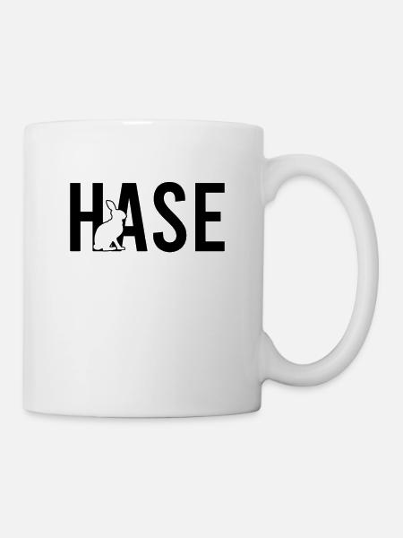 Hase - Tasse - Weiß