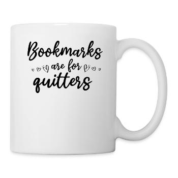 Book Lover Book Reading Reading worm bookmarks are - Mug - white - Right