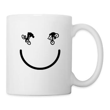 BMX Vélo Cycliste BMX Vélo BMX Rampe Fun BMX - Mug blanc - blanc - Droite