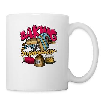 Baking Is My Superpower Funny Baker & Baking - - Mug - white - Right