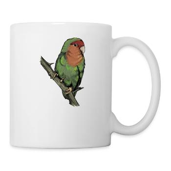 Rosenköpfchen I Unzertrennliche Motiv für - Tasse - Weiß - Rechts