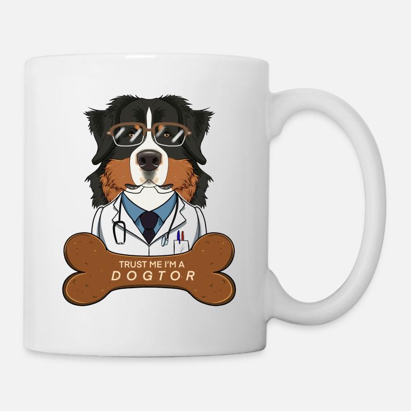 Vétérinaire Bouvier Bernois Trust Me Im A - Mug blanc - blanc