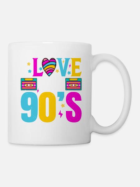 Ich Liebe Das Klassische Kostüm Der 90er Jahre - Tasse - Weiß