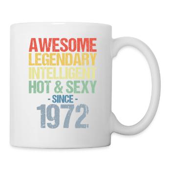 Né en 1972 Né en 1972 Anniversaire - Mug blanc - blanc - Droite