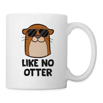 Drôle de loutre comme pas de loutre Drôle de loutre de mer - Mug blanc - blanc - Droite