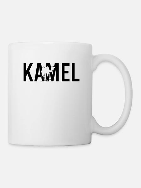 Kamel - Tasse - Weiß