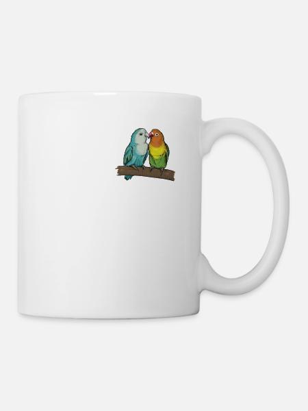 Rosenköpfchen I Unzertrennliche Motiv für - Tasse - Weiß