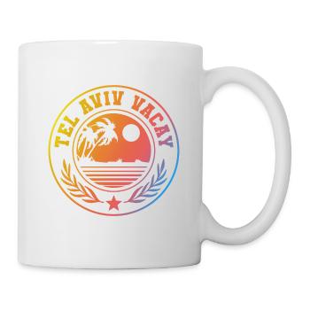 Vacances à Tel Aviv - Mug blanc - blanc - Droite