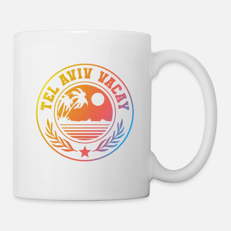 Tel Aviv Urlaub - Tasse - Weiß