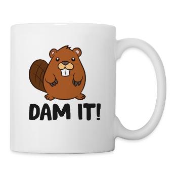 Beaver Dam It Love Beavers - Mug - white - Right