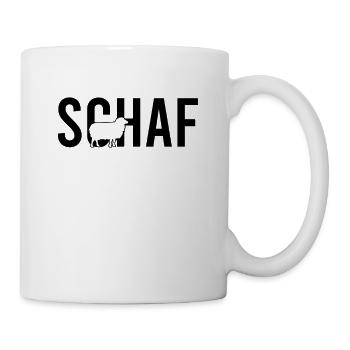 Schaf - Tasse - Weiß - Rechts