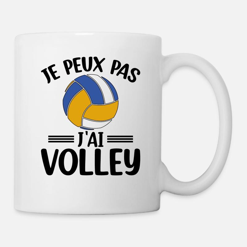 Je Peux Pas J'ai Volley - Mug blanc - blanc