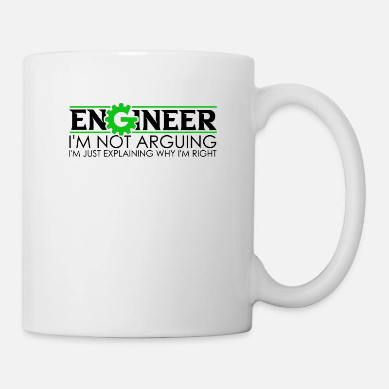 Ingénieur Je ne discute pas devis d’ingénierie - - Mug blanc - blanc