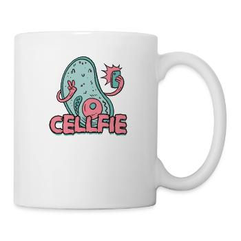 Cell Fie Drôle professeur de biologie scientifique - - Mug blanc - blanc - Droite