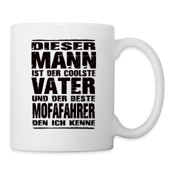 Mofa - Tasse - Weiß - Rechts