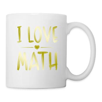 I love math - Mug - white - Right