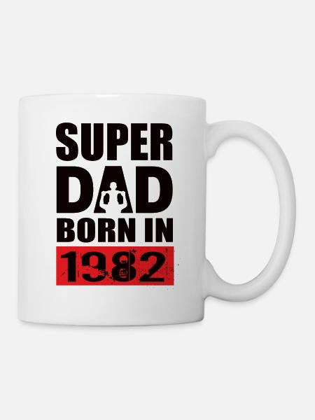 Papa Geburtstag 1982 - Tasse - Weiß