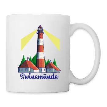 Leuchtturm - Ostseebad Swinemünde - Tasse - Weiß - Rechts